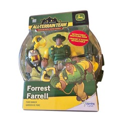 John Deere All-Terrain Team Forrest Farrell Park Ranger Action Figure Set NEW 