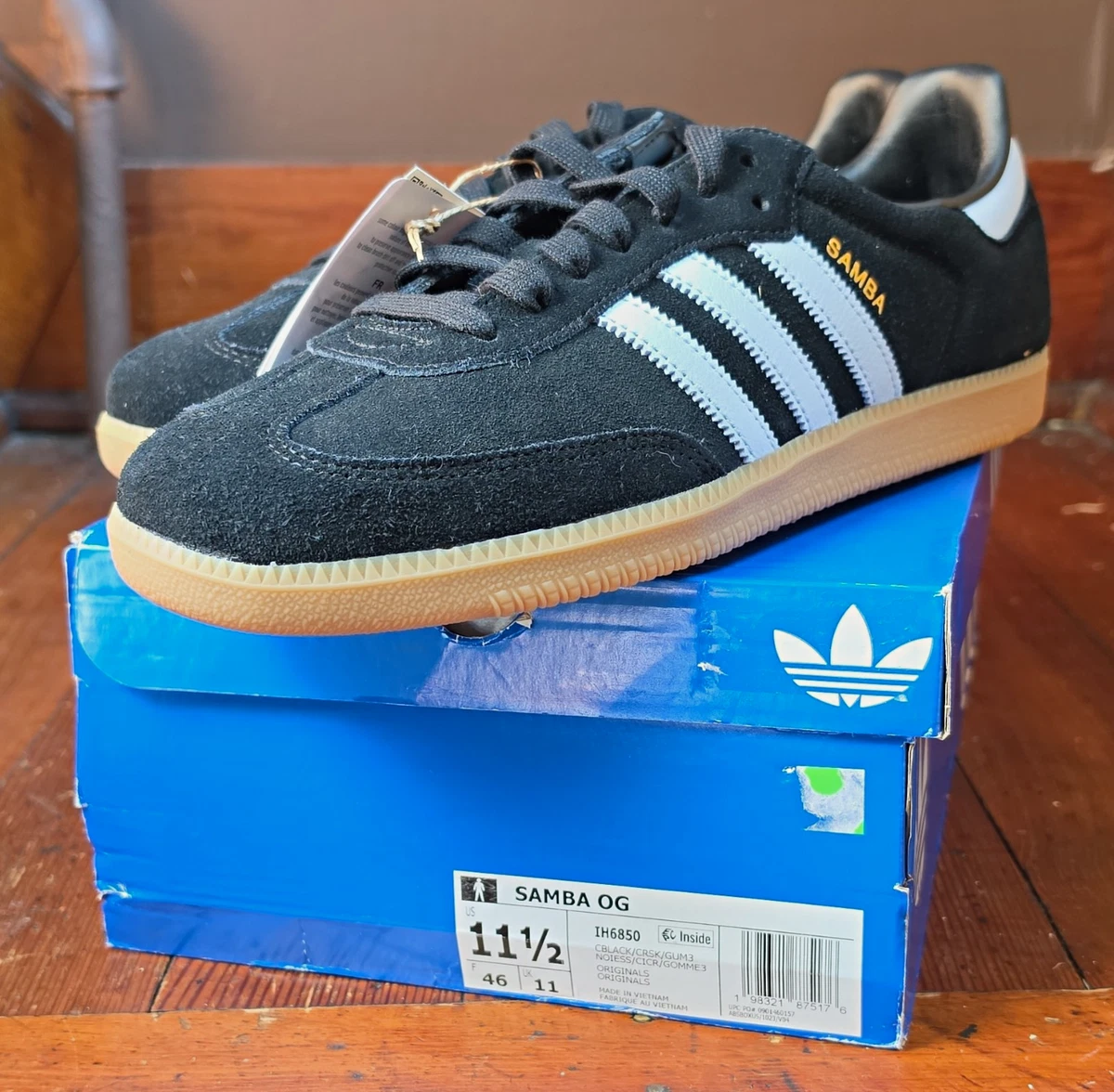 adidas Samba Black White Gum for Sale | Authenticity Guaranteed | eBay