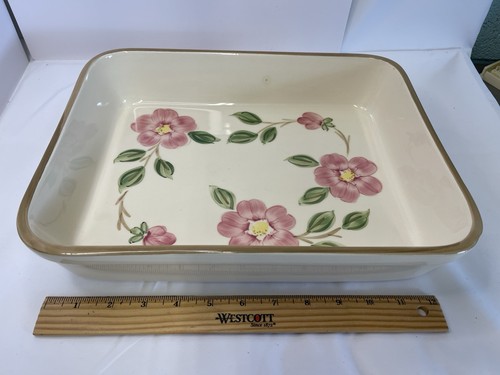 Franziskaner Wüstenrose Lasagne Backform groß 13 x 10 Johnson Bros Portugal - Bild 3 von 3