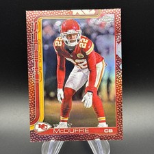 Trent Mcduffie Topps Chrome Football Refractor 154