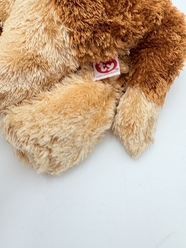 TY Classic cane peluche mascalzone cucciolo cane etichette blu bandana fazzoletto da collo 2006 - Foto 8 di 10