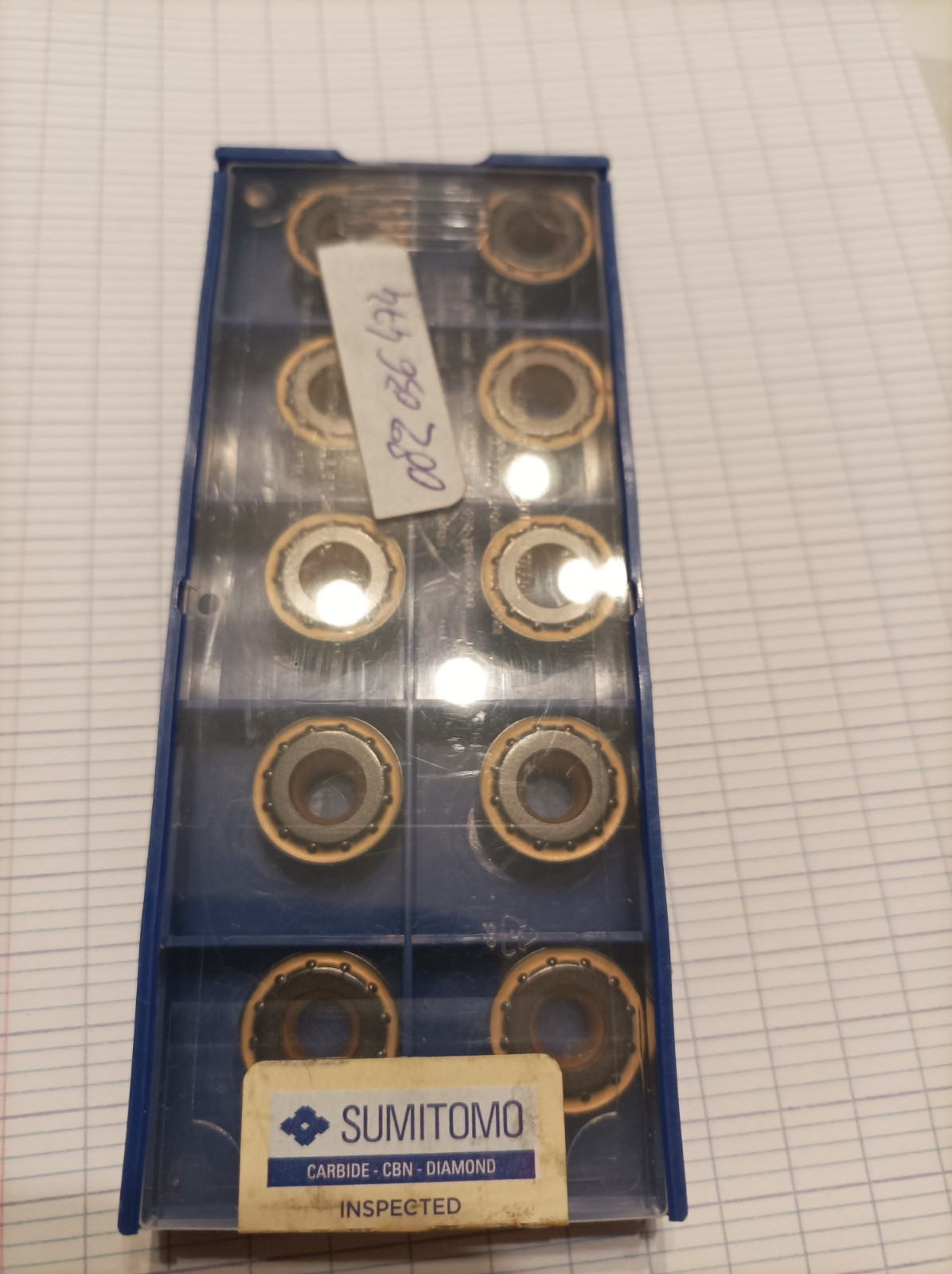 Plaquette ronde tournage SUMITOMO qualité supérieure RCMT 160600 AC 630 M haute précision