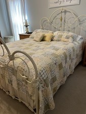 Pottery Barn Queen Colorful Patchwork Quilt W...