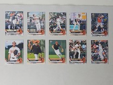 2025 Baltimore Orioles Topps Now Road To Opening Day 10-Card Team Set Rutschman