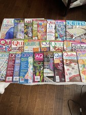 Lot Of 23 Quilting Magazines Quilt Quick Quilts Quilts  More Quilty Quilt-It