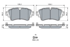 Bosch Rear Brake Pads for Audi 55 F5 3.0L PETROL CWGD 2017 - 2024