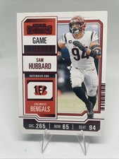 2023 Panini Contenders - Sam Hubbard #23 Red Game Ticket
