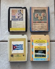 Trio Matamoros 8 Track Cartridge Tape Lot - Cuba, El Inolvidable Trio, Cobians