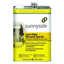 Sunnyside Mineral Spirits Low Odor, Paint and Varnish Remover, 1 gal Can