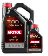 Motul 8100 Power 5W30 Fully Synthetic Engine Oil 6L ESTER Technology 111801