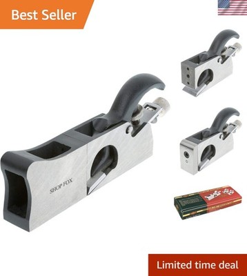 Precision 3-In-1 Shoulder Plane: Chisel & Bull Nose Features, Modern Wood Design