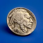 (ITM-7413) 1938-D Buffalo Nickel ~ Very Fine (VF) Cndtn 💥💥
