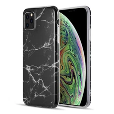 GSA Candy Marble Case for Apple iPhone 12 & 12 Pro (6.1") Black
