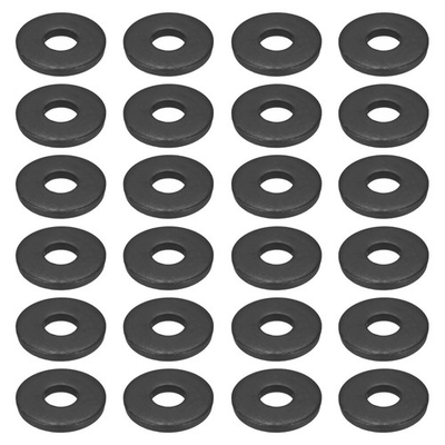 #ad #ad 24 Pcs Carbon Steel Flat Washer Fits M16 x 45mm x 6mm Black Washer Fits $67.54