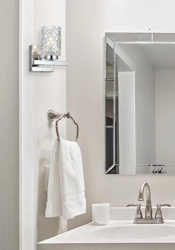 Living District Cassie 7" Wall Sconce In Chrome - Picture 2 of 8