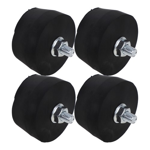 4 Pcs Air Compressor Glue Pad Mounting Accessories Generator Rubber Feet - Picture 4 of 12