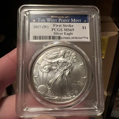 2017-W Silver Eagle First Strike MS69 Coin by PCGS From box super clean !!