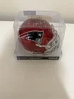 Tom Brady Signed Mini Helmet Red Flash Fanatics COA