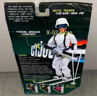 GI Joe 12in Artic Trooper Code Name Snow Job figure doll gijoe toy