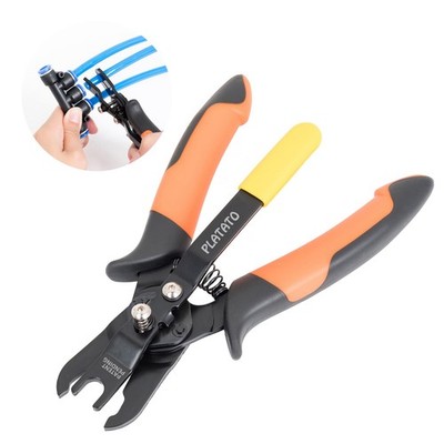 PLATATO Push to Connect Fittings Disconnect Tong Tool 6-8mm, Black, Orange