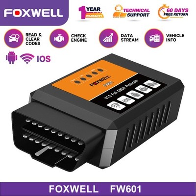 FOXWELL FW601 ELM327 OBD2-Scanner Bluetooth   iOS & Android kompatibel