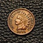 (ITM-8376) 1891 Indian Cent ~ XF+ Condition ~ COMBINED SHIPPING!