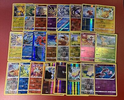 Lote Pokémon tipo Trevas ( Dark ) 50 cards - Comum, Foil, Reverse