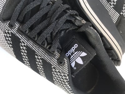 Adidas ZX 500 OG Weave Black Grey US 10 Men's Sneakers Worn