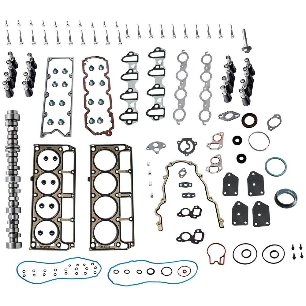 NON AFM LIFTERS Head Gaskets Bolt Camshaft Kit for 0713 Chevy GM