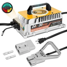 24 Volt 30A Forklift Battery Charger Single Phase Lead Acid Battery Fast Charger