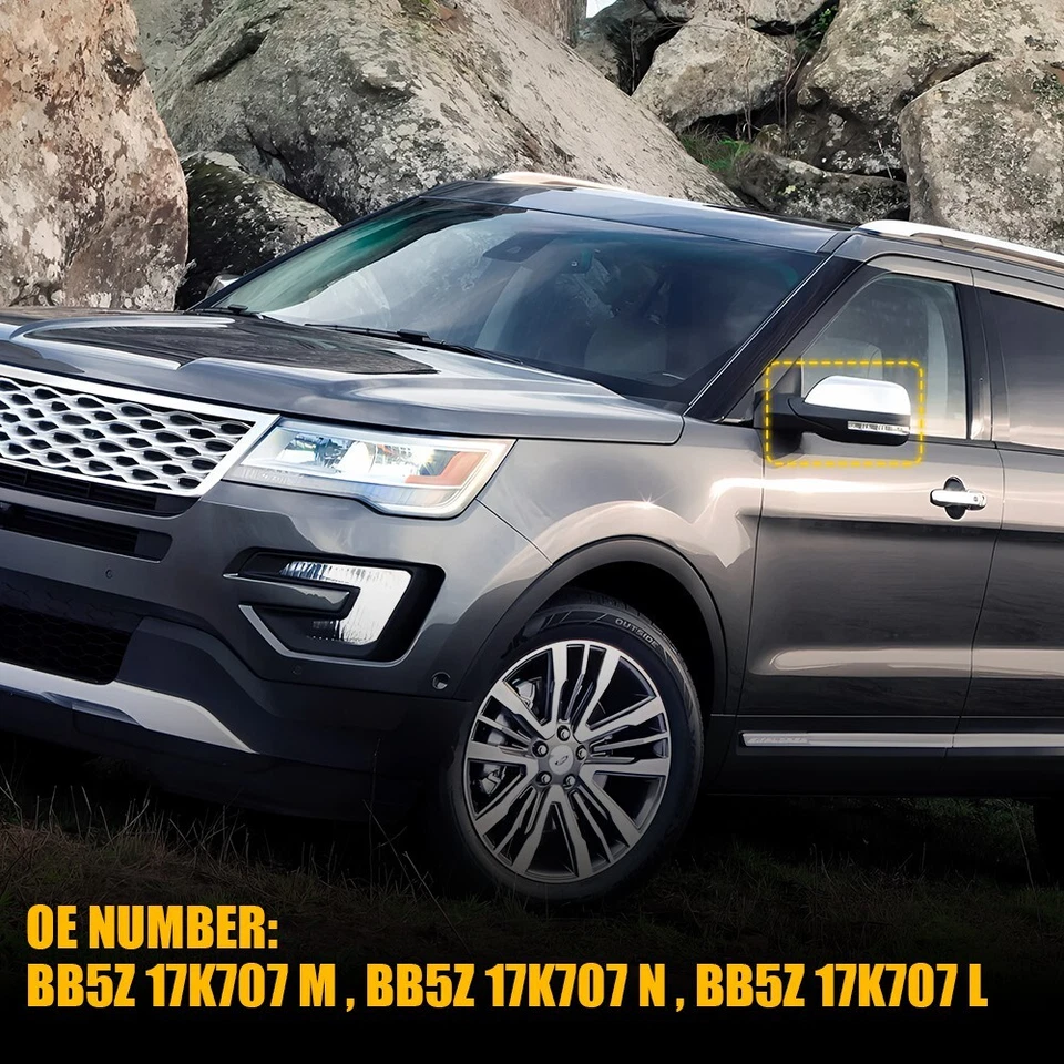 Новое боковое зеркало с подогревом со стороны водителя для Ford Explorer 2011-2019 - Изображение 2 из 4