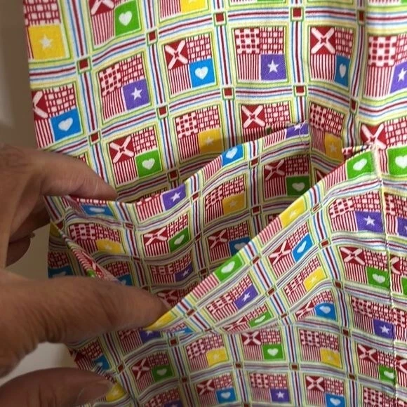 NWT Beverly Hills Uniforms Scrubs 5X PLUS SIZE - Pink Squares - Image 3 of 4