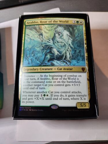 MTG Magic: 2017 Commander Deck Feline Ferocity. Opened but NM