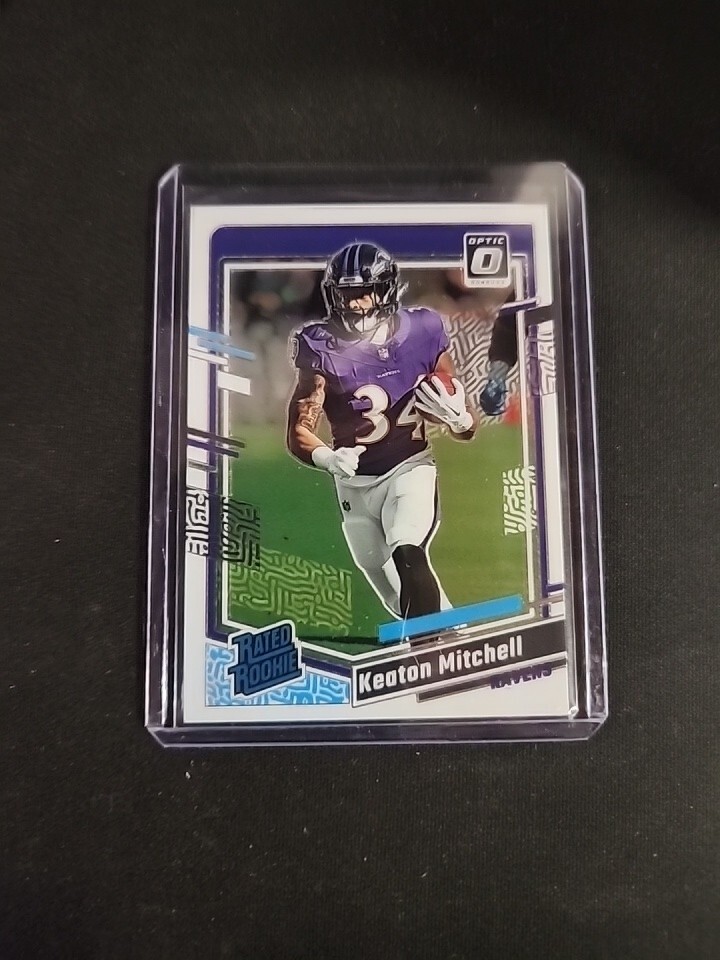 2023 Panini Donruss Optic - Rated Rookie #207 Keaton Mitchell (RC)