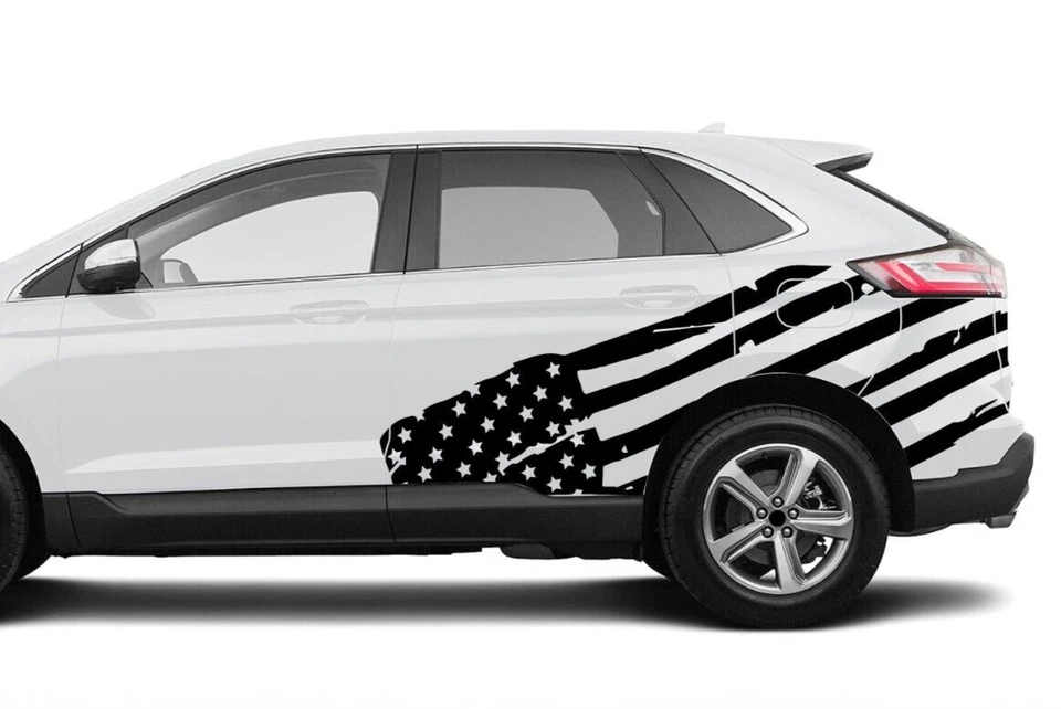 Calcomanía Adhesiva Bandera de Estados Unidos Diseño Gráfico para Ford Edge Kuga 2015 - Presente Foto 2 de 4