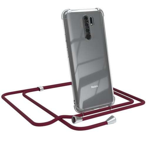 EAZY CASE do Xiaomi Redmi 9 Etui z opaską Łańcuszek na telefon komórkowy Silikonowe etui ochronne Cover - Zdjęcie 17 z 26