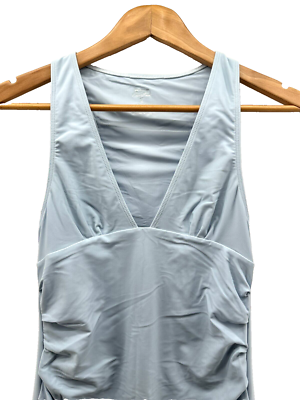 Blackbough x Brooke Monk Swim Dress Size S Alice Heavenly Blue Plunge V  Neck | eBay