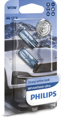 Philips W5W WVU 12V  B2 WhiteVision Ultra 12961WVUB2