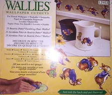 Tumbling Peter Rabbit 25 Beatrix Potter Wallpaper Cutouts Stickers Decal Wallies