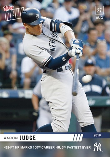 2019 Topps Now 758 Aaron Judge