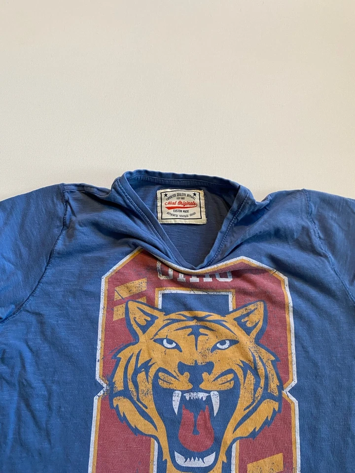 Camiseta de algodón azul de 12 años Ohio Tigers para niños Foto 2 de 4