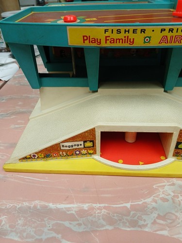 Fisher Price Play Family Airport 996 Vintage 1972 Little People Playset Only - Picture 2 of 11
