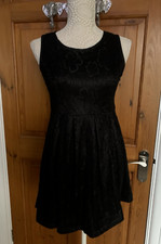 Lace Black Dress by Voulez Vous Size UKM 12 NWT (RRP £25)