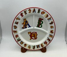 Tiffany  Co. ALPHABET BEARS White Child's Plate