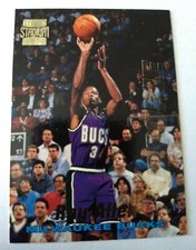 RAY ALLEN, 1996-97 STADIUM CLUB ROOKIE CARD #R5, BUCKS. rookie card picture