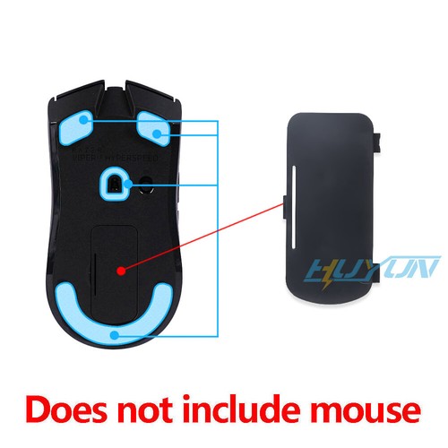 USB Receiver battery Door Housing Back Cover for Razer Viper V3 Hyperspeed Mouse - Afbeelding 1 van 6