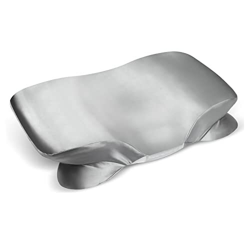 Satin Pillowcase for Cervical Pillow, Ergonomic Pillow Case, Smooth & Gray - Bild 2 von 6