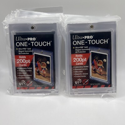 Ultra Pro One-Touch Thick Card 200pt Point Magnetic Card Holder - Lot of 10