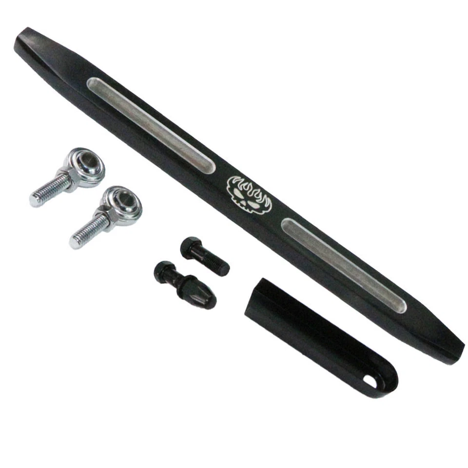 Eslabón de palanca de cambios Skull Shift apto para Harley-Davidson Dyna Wide Glide personalizado Foto 2 de 4