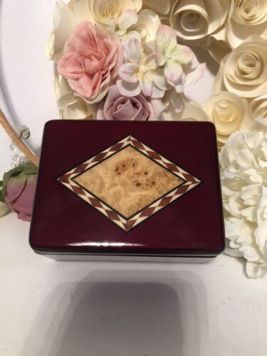 mahogany,maple,inlay Handmade Trinket Box- Luxury Item! Gift Wrapped 🌿⭐️🌿 - Picture 1 of 4